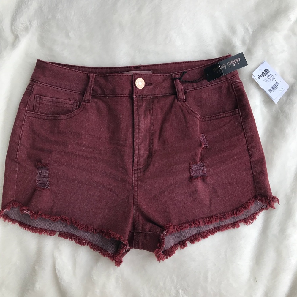 Ripped Jean Shorts